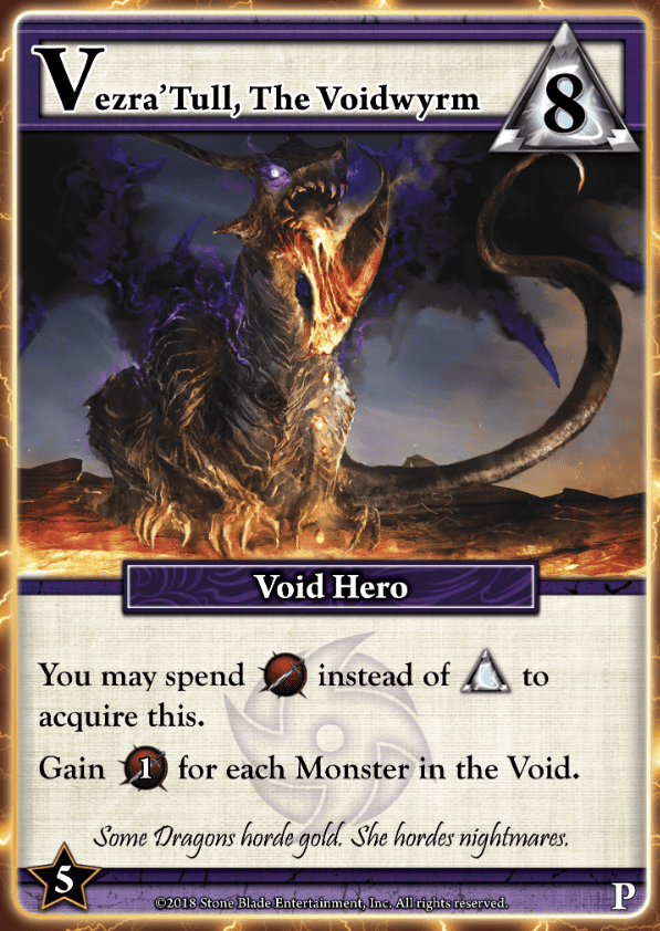 Ascension: Deliverance – Verza'Tull, The Voidwyrm Promo Card