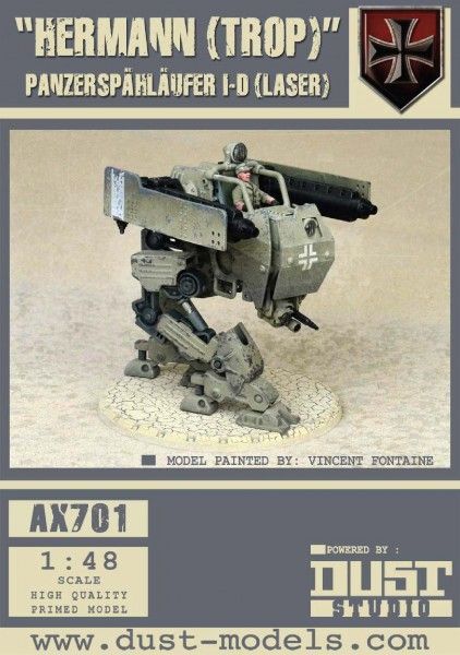 Dust Tactics: Panzerspähläufer I-D (Laser) – "Hermann (Troop)"