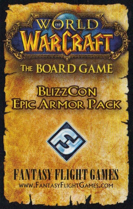 World of Warcraft: The Boardgame – BlizzCon Epic Armor Pack