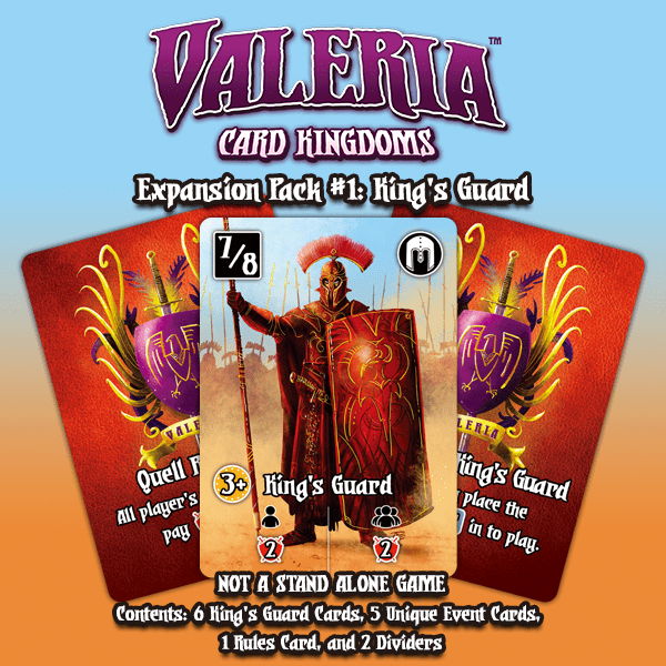Valeria: Card Kingdoms – Expansion Pack #01: King's Guard