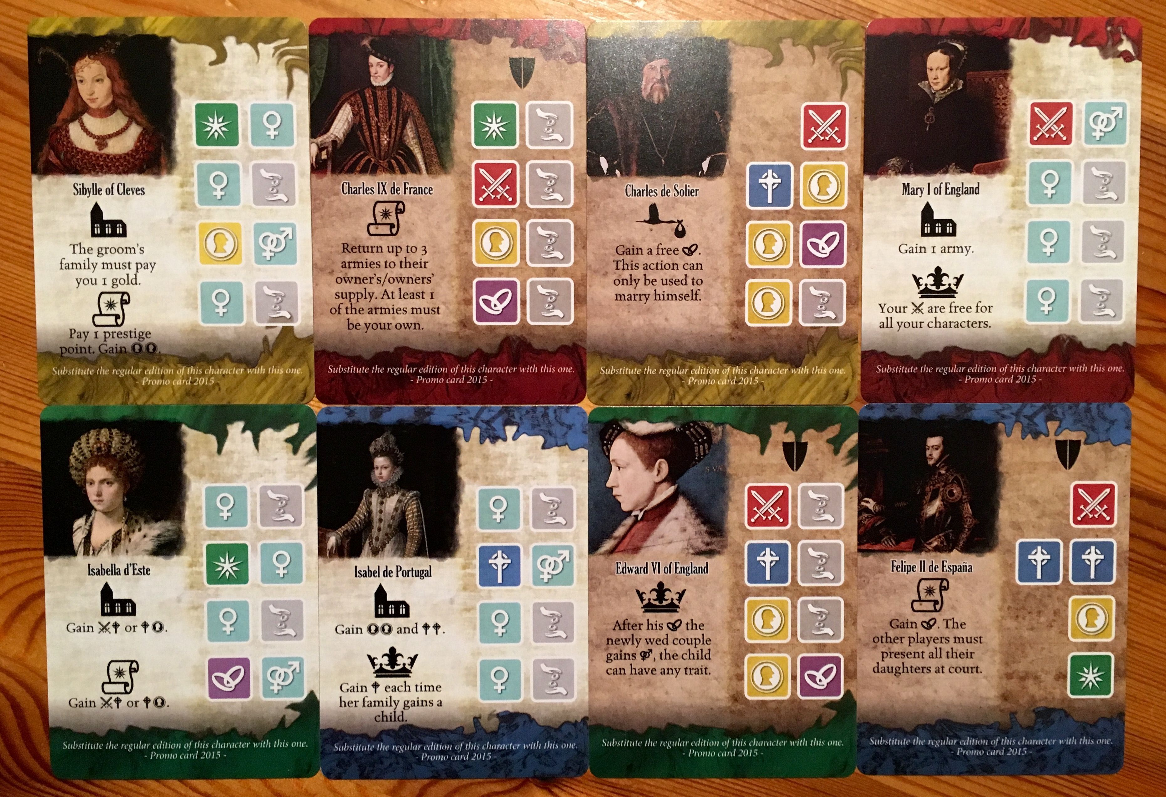 Among Nobles: Promo Character Cards