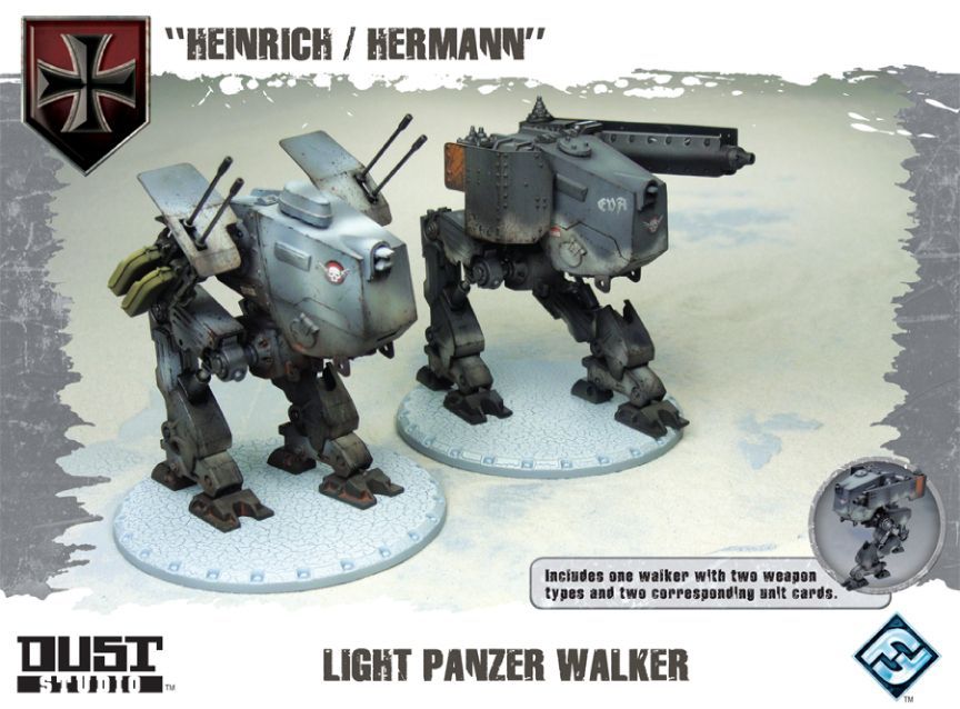 Dust Tactics: Light Panzer Walker – "Heinrich / Hermann"