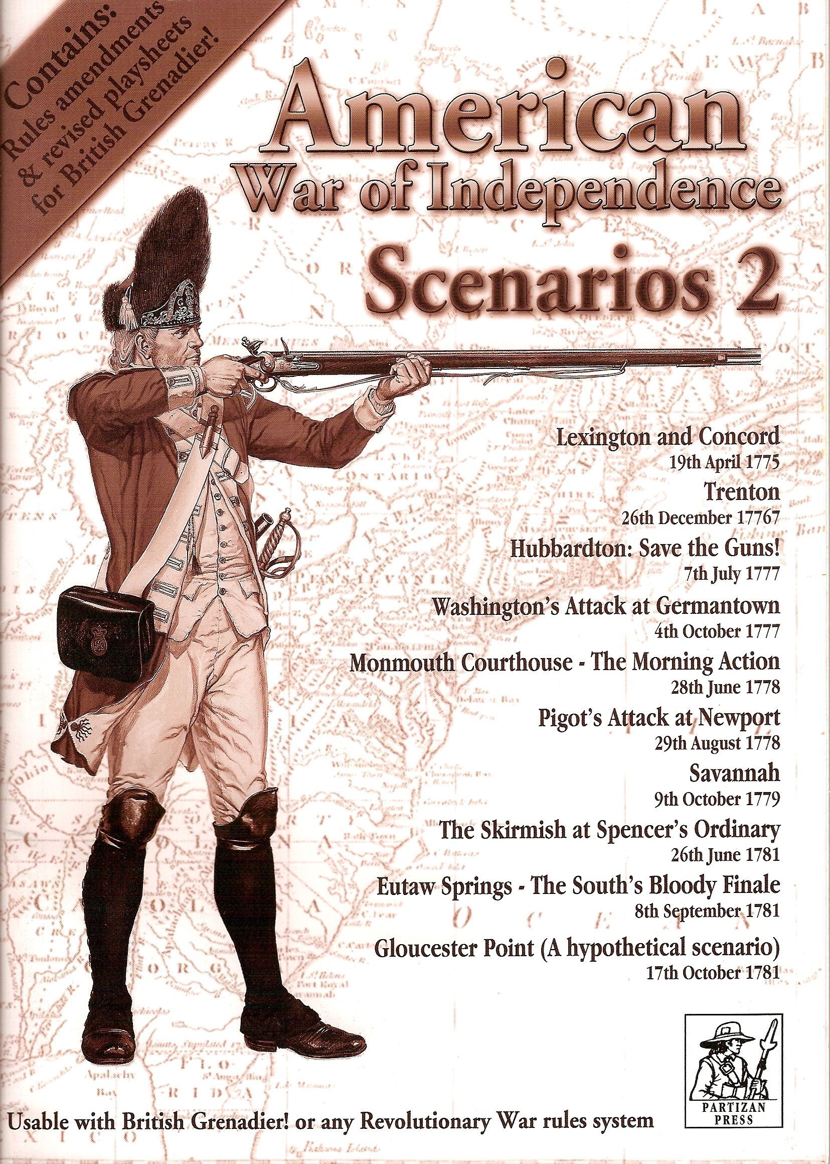 American War of Independence Scenarios 2