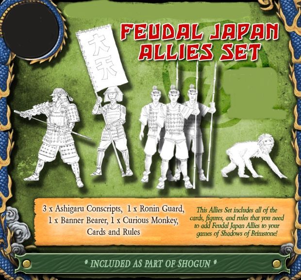 Shadows of Brimstone: Feudal Japan Allies Ally Expansion Set