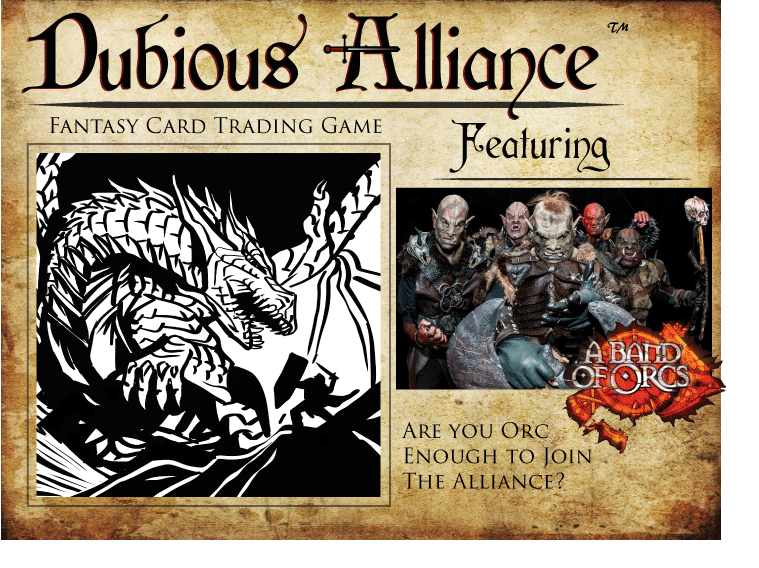 Dubious Alliance Fantasy Card Trading Game