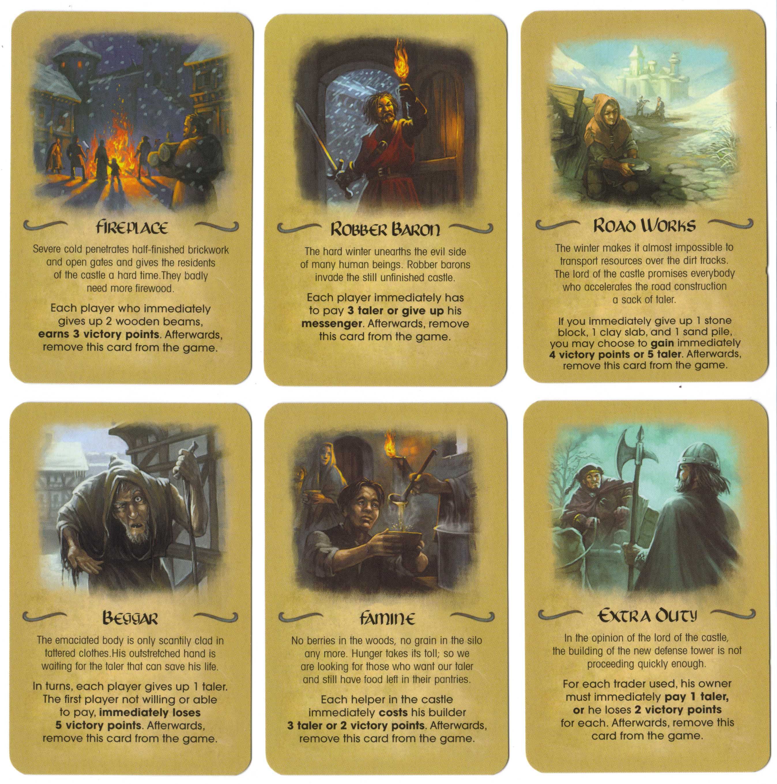 A Castle for All Seasons: Winter Cards