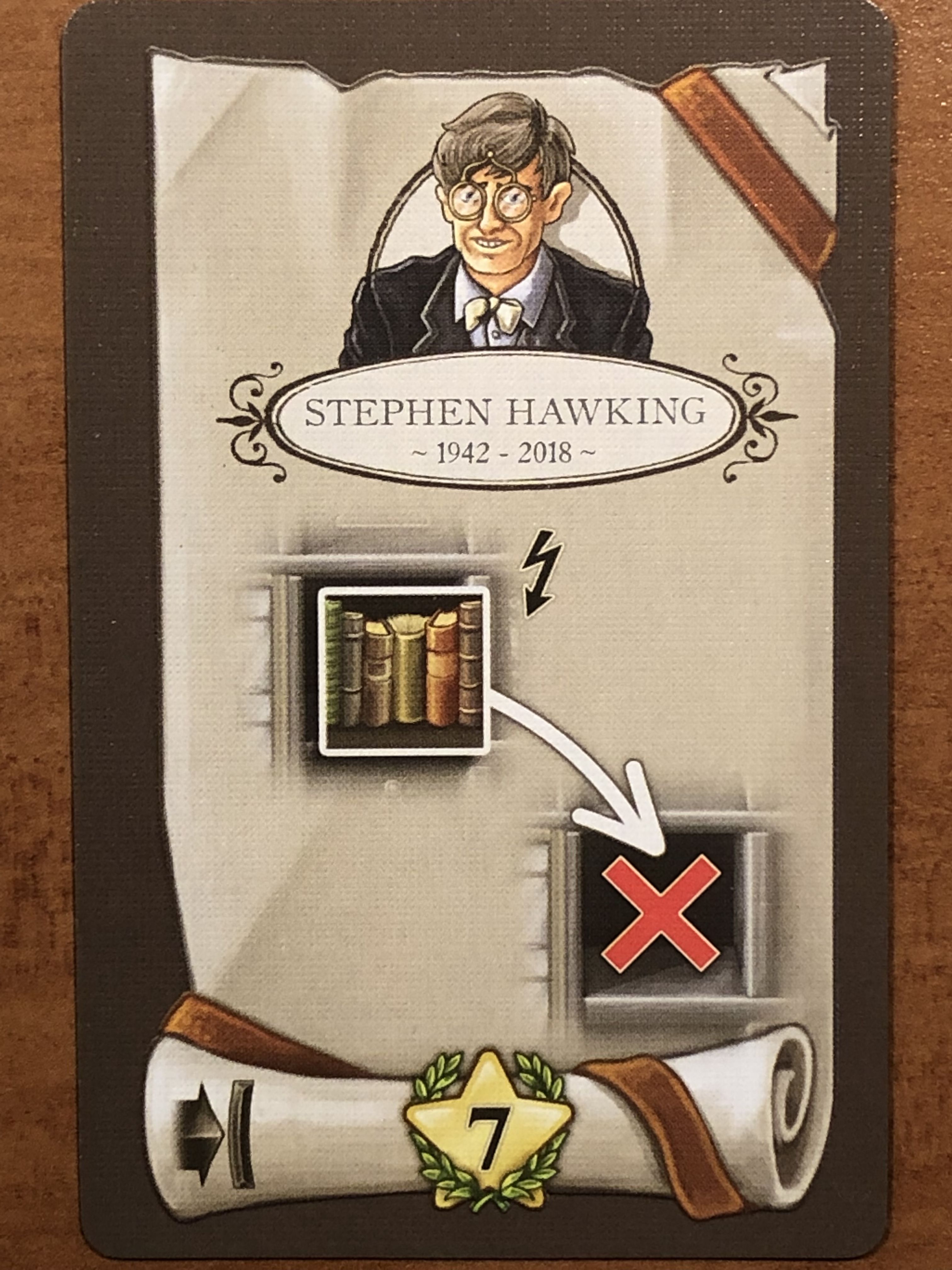 Newton: Stephen Hawking Promo Card