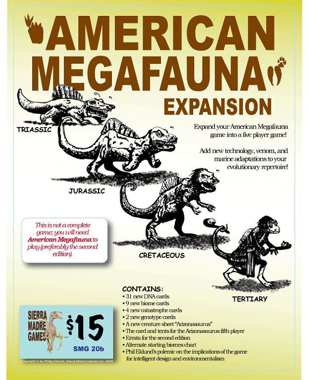 American Megafauna (second edition) Expansion Set