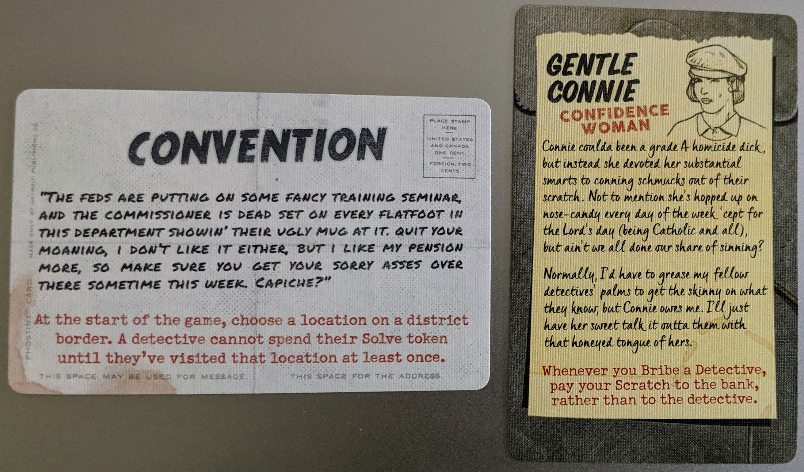 Detective: City of Angels – Gencon 2019 Promo Cards