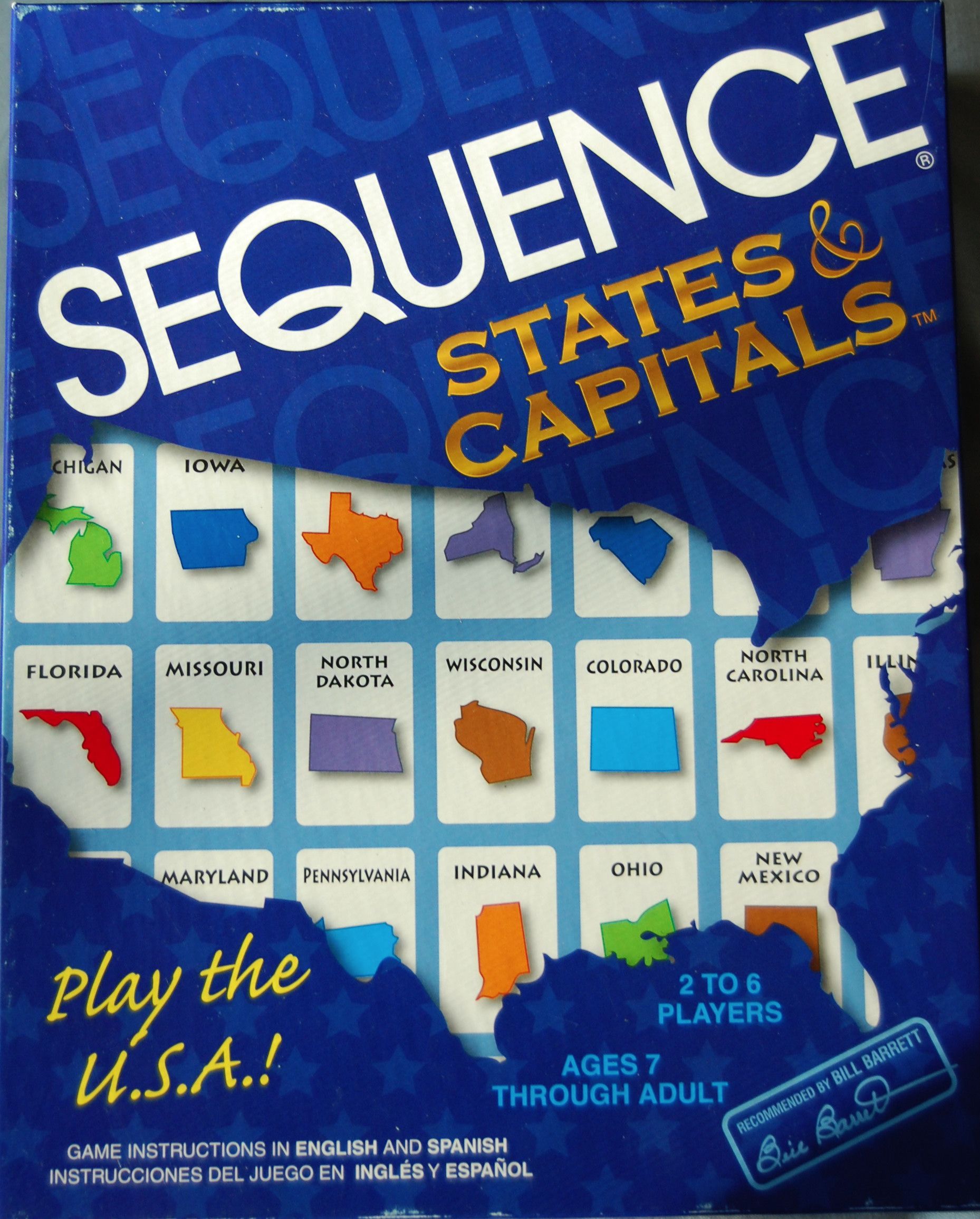 Sequence: States & Capitals
