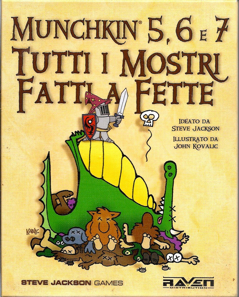 Munchkin 5, 6 e 7: Tutti i Mostri Fatti a Fette