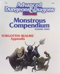 RPG Item: MC3: Monstrous Compendium Volume Three: Forgotten Realms Appendix