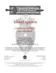 RPG Item: Blood Spawn: Creatures of Light and Shadow