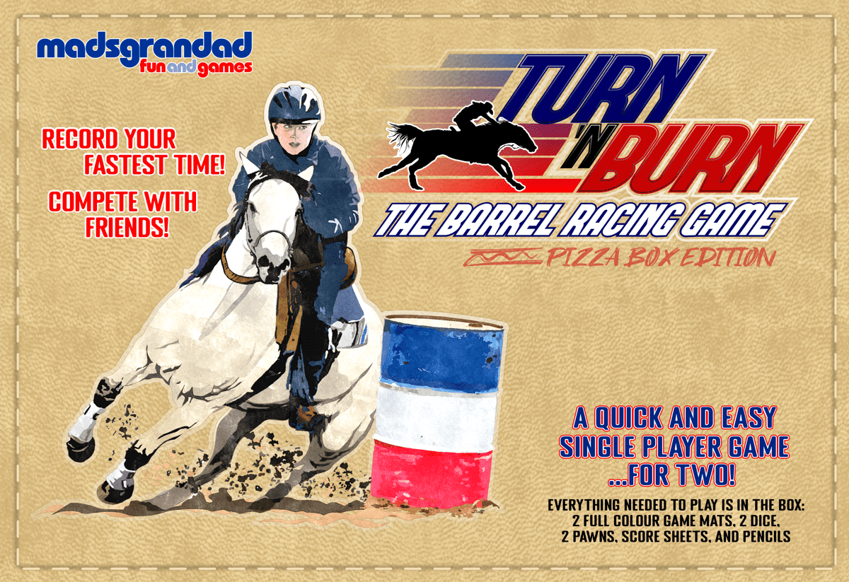 Turn 'n Burn: The Barrel Racing Game box art