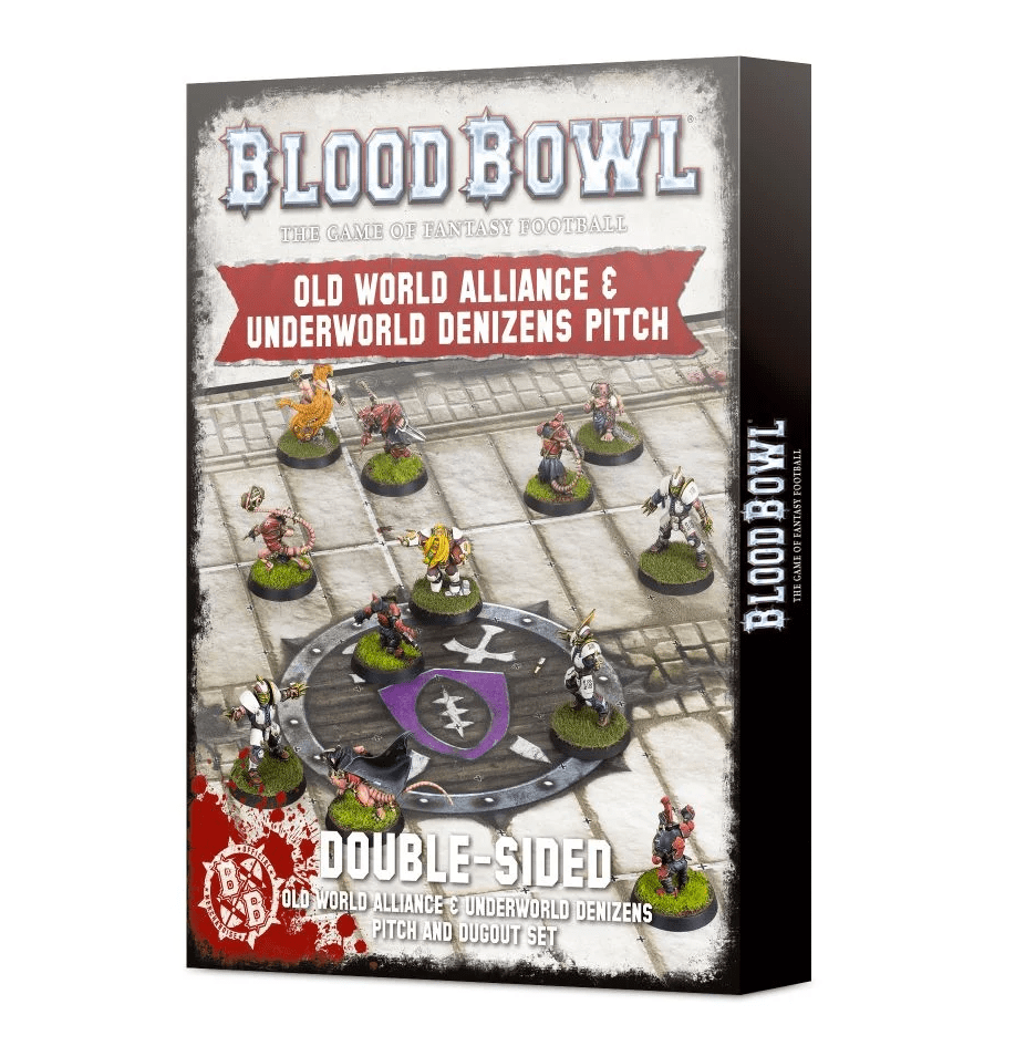 Blood Bowl (2016 edition): Old World Alliance & Underworld Denizens Pitch & Dugout Set cover
