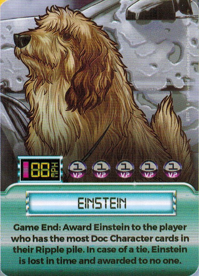 Back to the Future: An Adventure Through Time – Einstein promo card