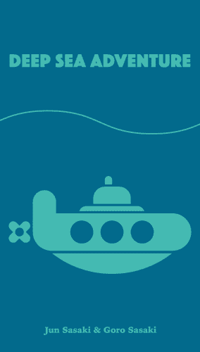 Deep Sea Adventure, Oink Games, 2016 — 표지, 영문판(출판사 제공 이미지)