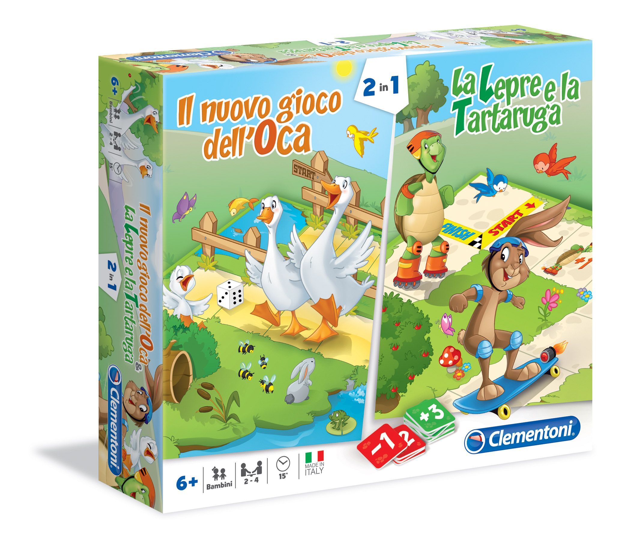 Il nuovo gioco dell'oca + La lepre e la tartaruga