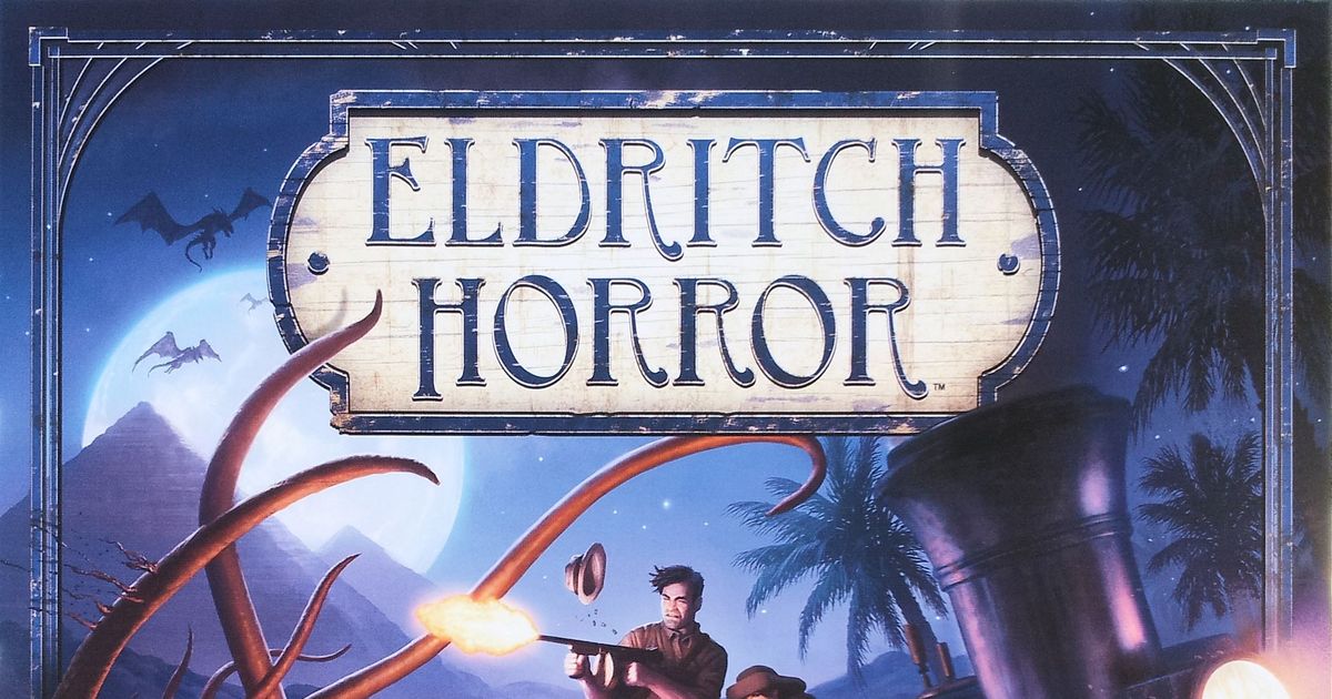  Eldritch Horror Board Game (Base Game), Mystery, Strategy,  Cooperative Board Game for Adults and Family, Ages 14+, 1-8 Players, Avg. Playtime 2-4 Hours