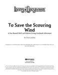 RPG Item: URD1-02: To Save the Scouring Wind