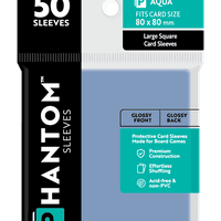 80x80 Large Square Card Sleeves - Gloss/Gloss (83 x 83)