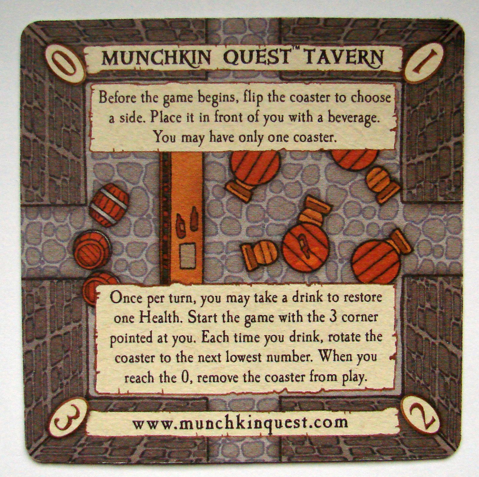 Munchkin Quest: Promo Coaster 1