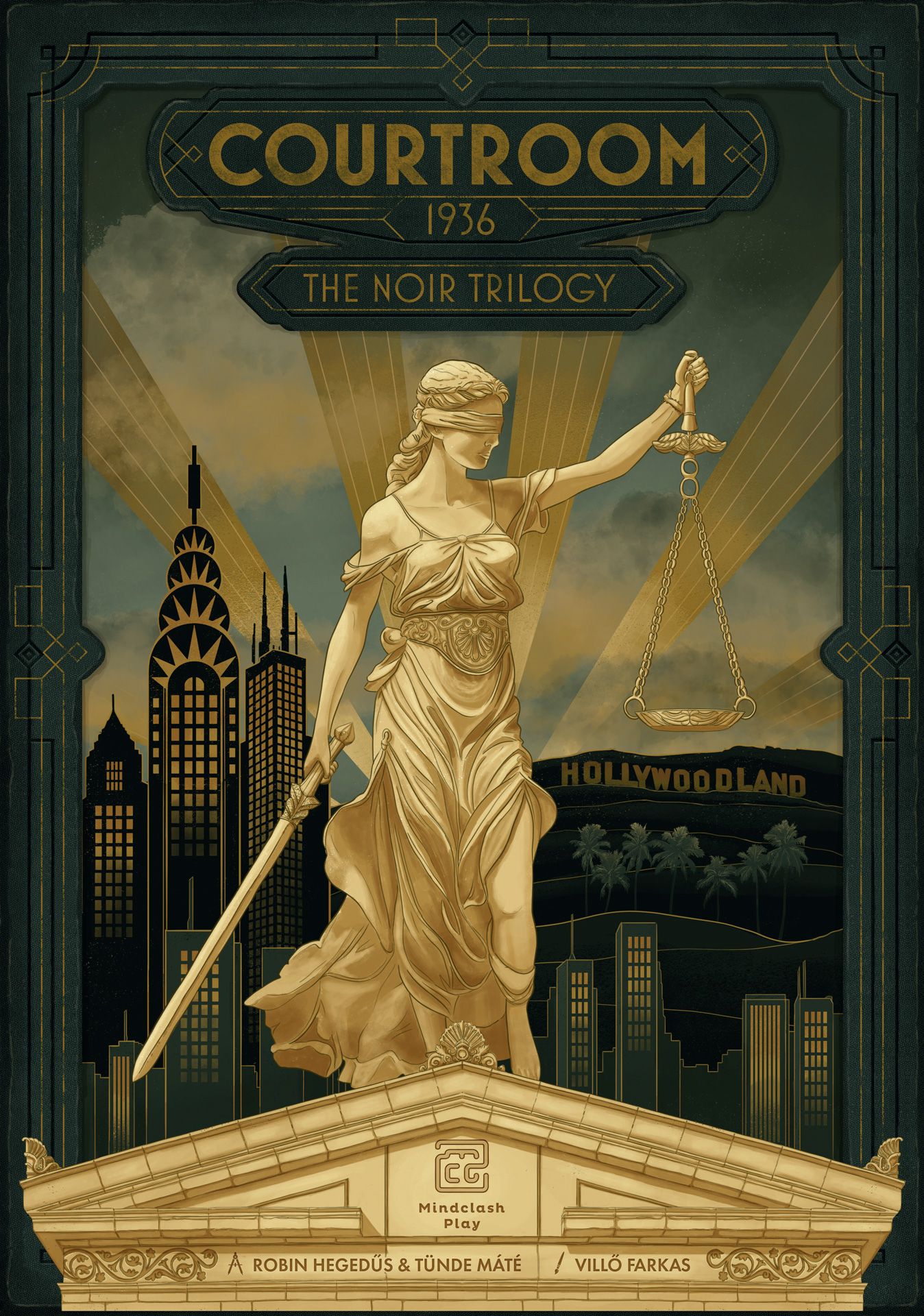 Portada de Courtroom: The Noir Trilogy