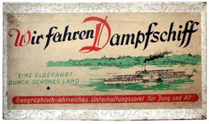 Wir fahren Dampfschiff