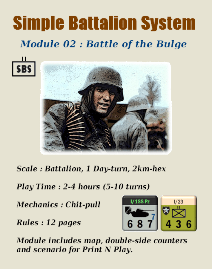 Cover art for Simple Battalion System: Module 02 – Battle of the Bulge