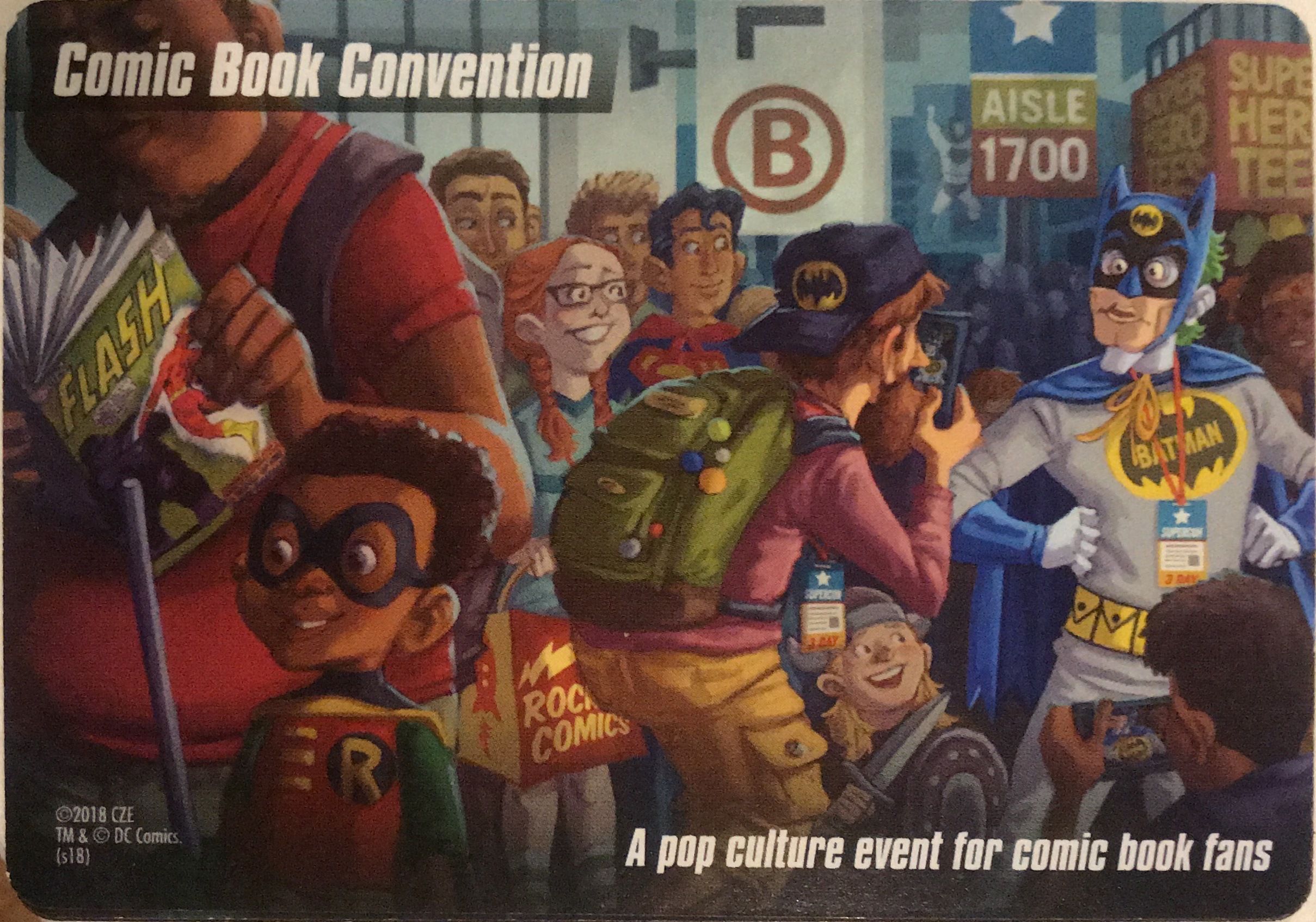 DC Spyfall: Comic Book Convention promo cards cover