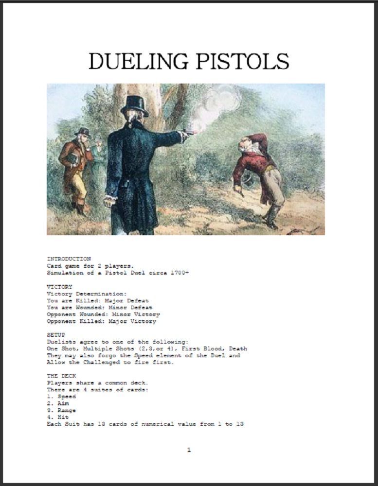 Dueling Pistols cover art
