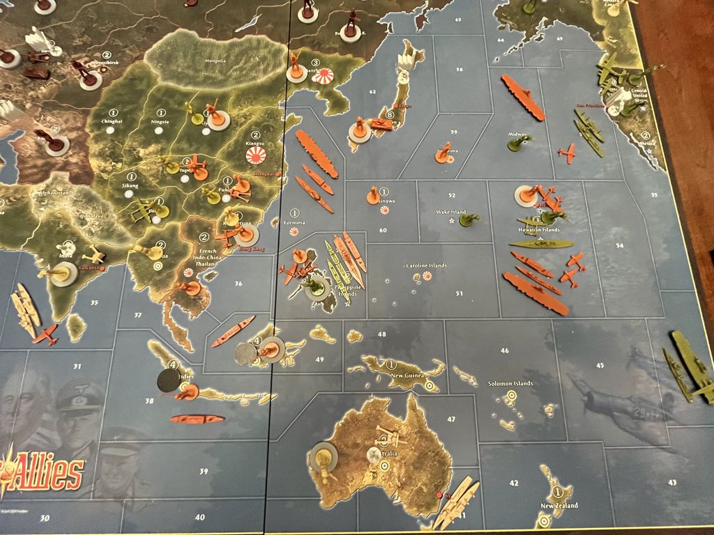 Germany/Japan First Turn Strategies, 1941 Setup | BoardGameGeek