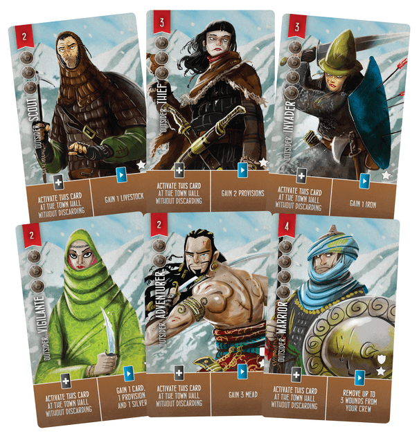 Raiders Of The North Sea Garphill Games 5 Year Anniversary Promo Cards Board Game Boardgamegeek