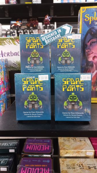 Display of Spare Parts at Vault Games, Brisbane