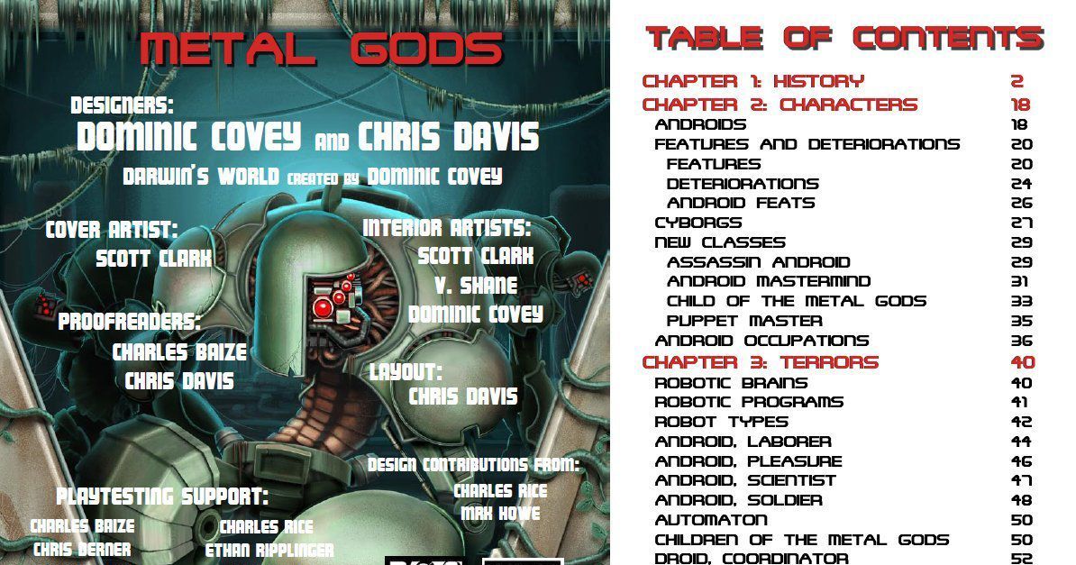 Metal Gods Revised Rpg Item Rpggeek