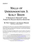 RPG Item: ADAP4-9: Halls of Undermountain 3: Scaly Doom