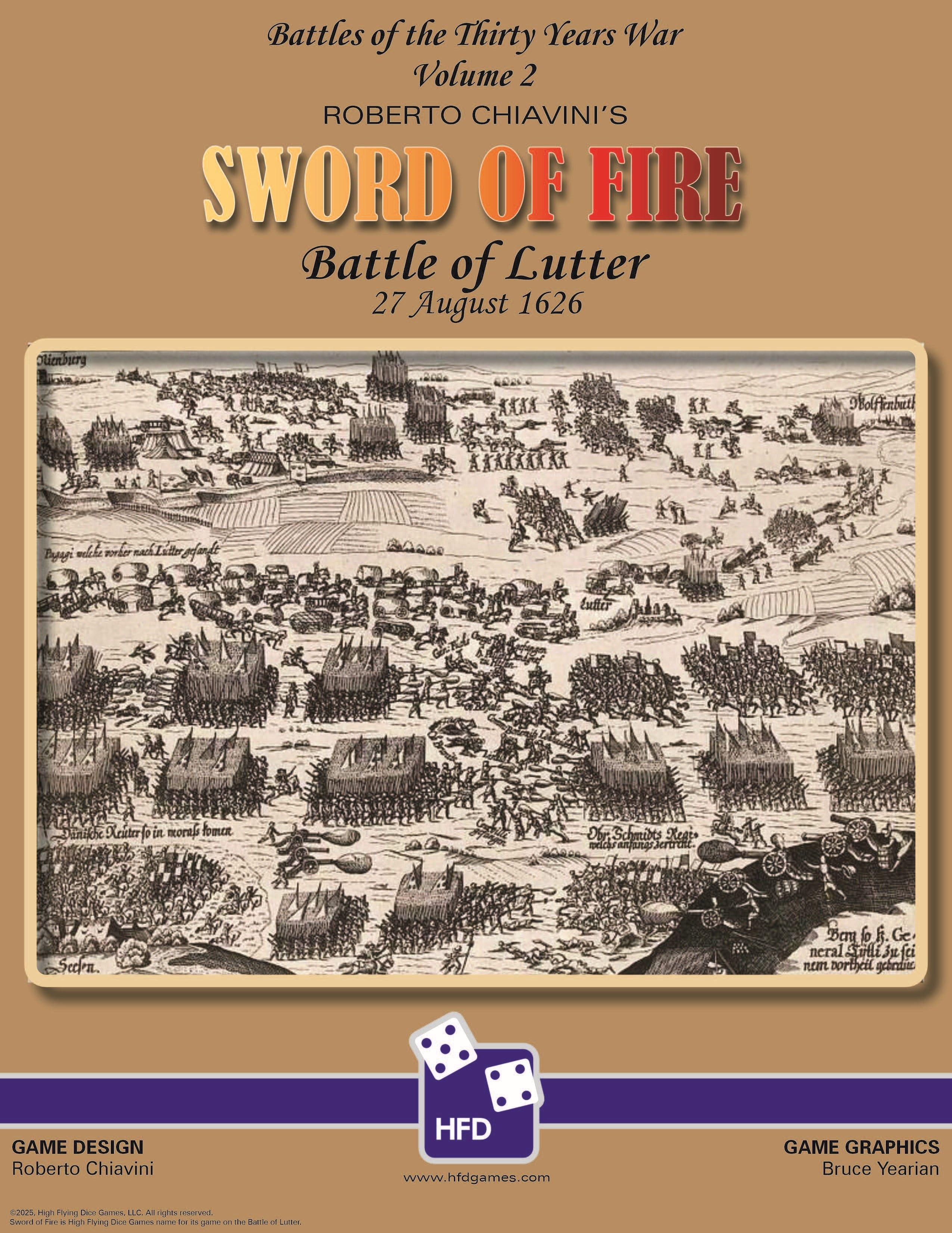 Cover art for Sword of Fire: The Battle of Lutter August 27, 1626