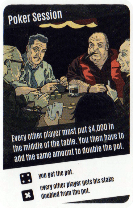 La Cosa Nostra: Poker Session Promo Card
