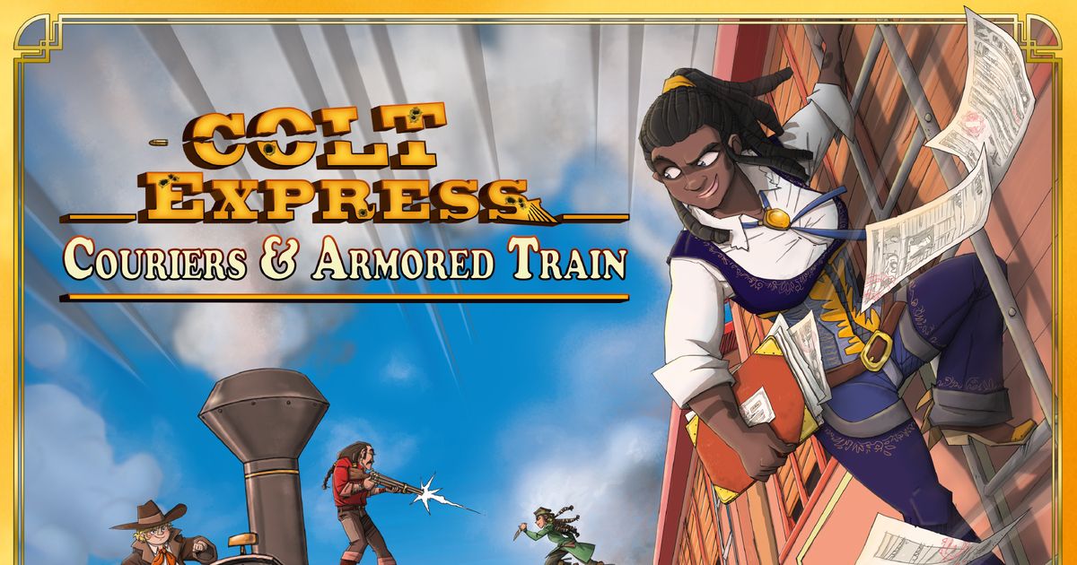  Colt Express Couriers & Armored Train Board Game