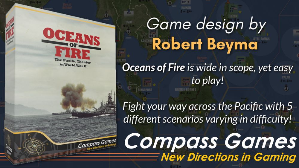 Oceans of Fire now live on Kickstarter Compass Games