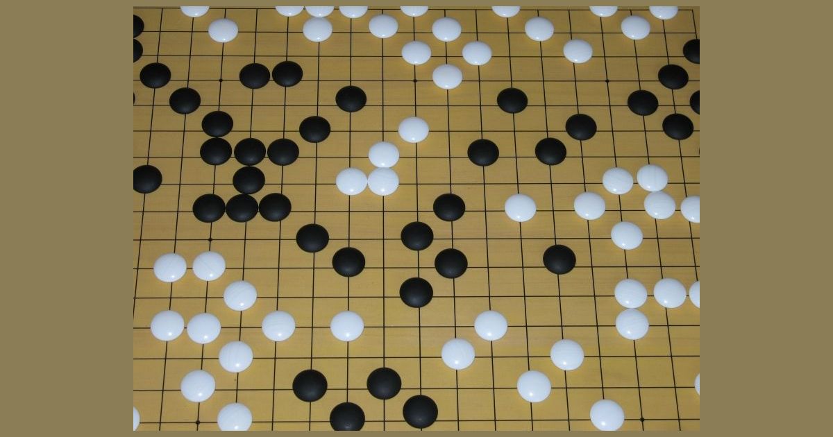 English rules (square grid) | Oust