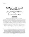 RPG Item: NYR7-09: To Mourn with Entrell: Thazihel'ath Entrell