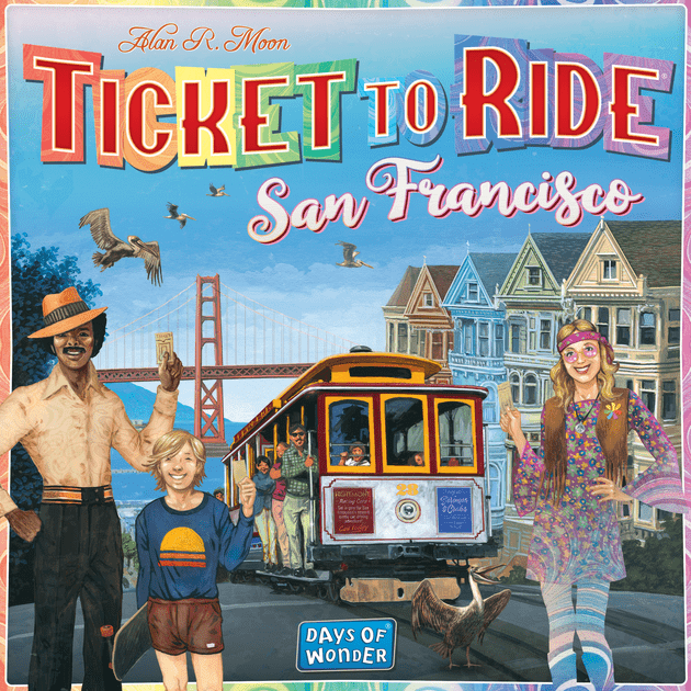 Ticket to Ride Purple Translucent Custom Train Set Promo Days of Wonder 