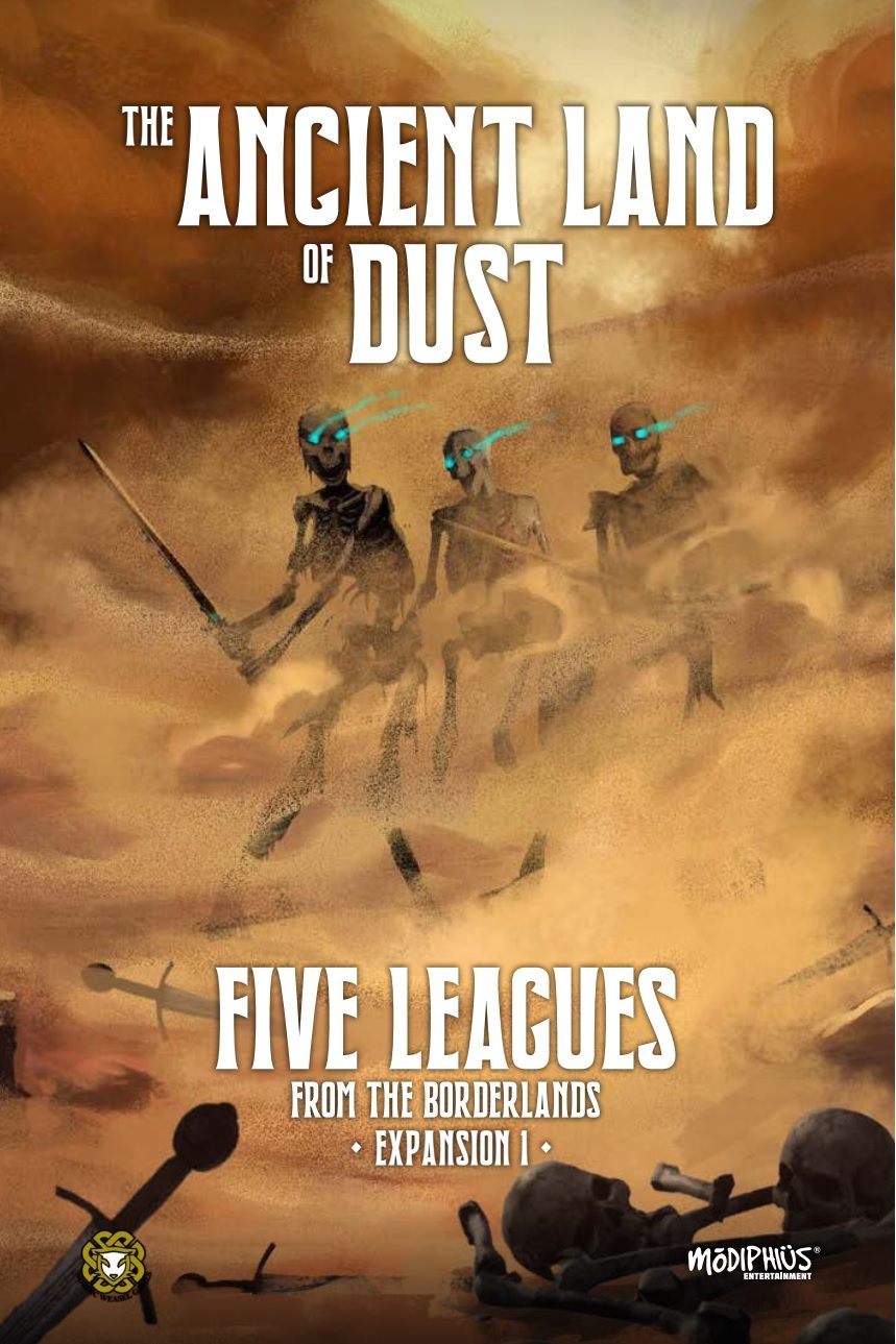 Five Leagues From The Borderlands: 3rd Edition – The Ancient Land of Dust cover