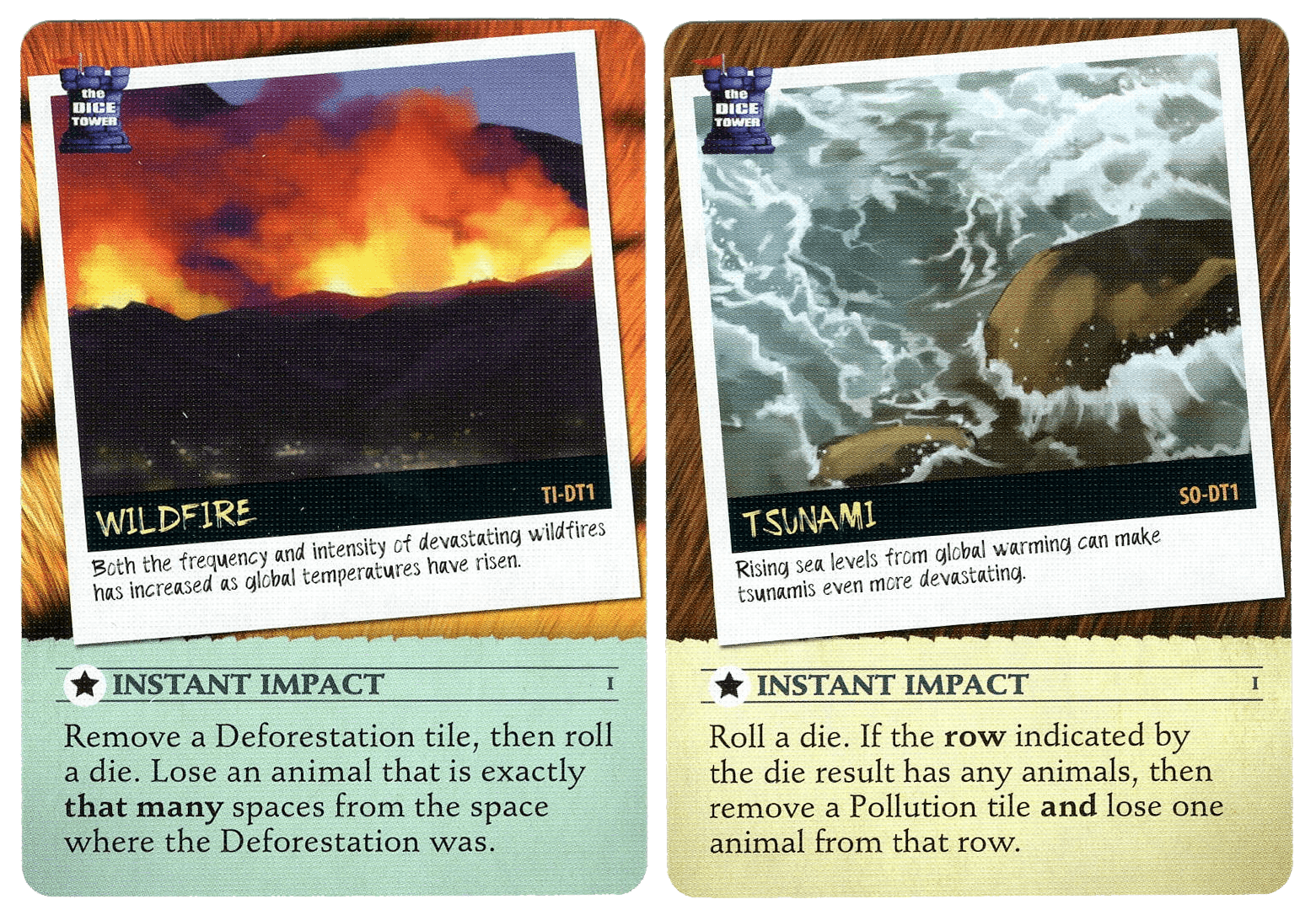 Endangered: Dice Tower 2022 Promo Cards