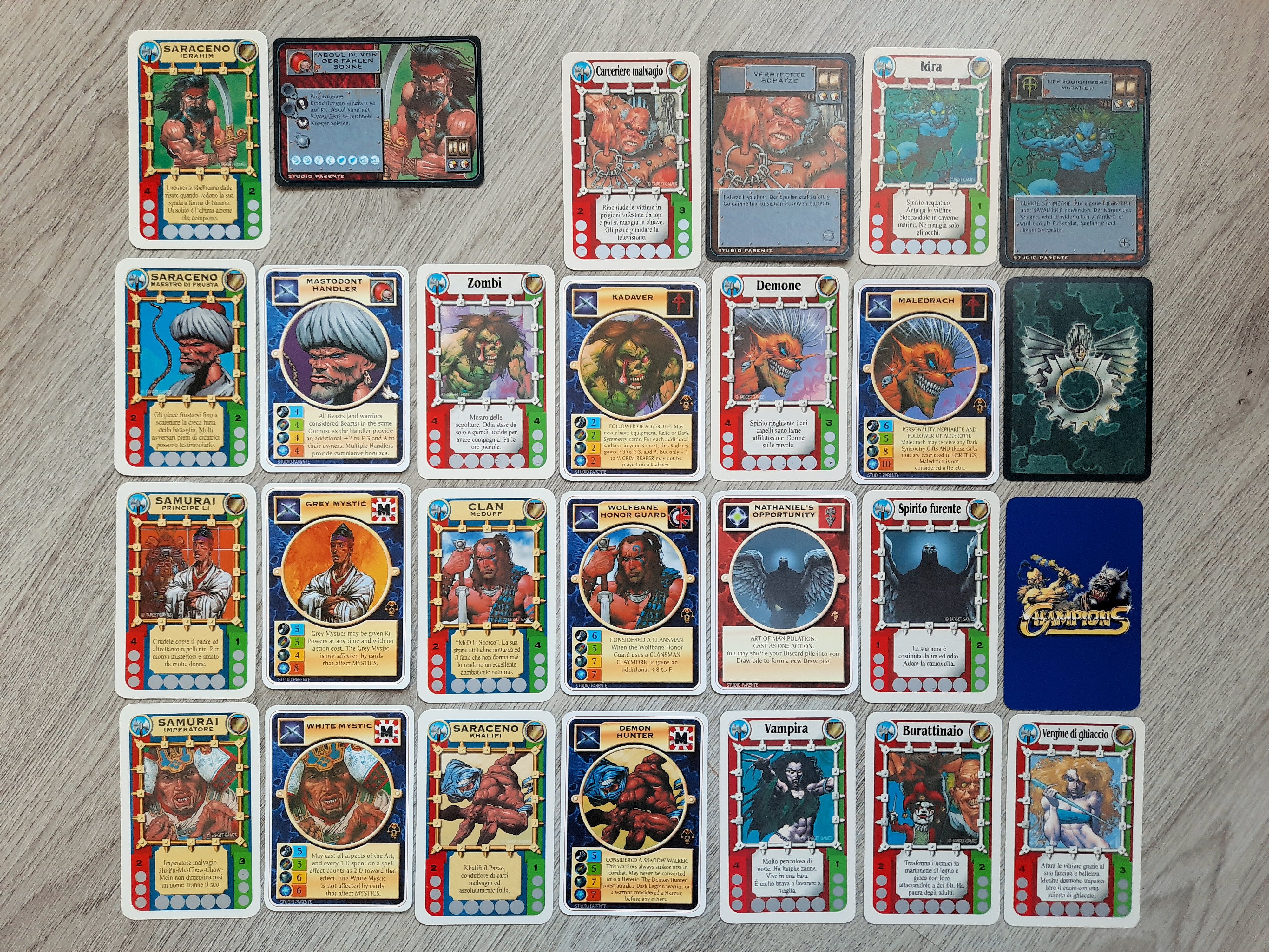 Champions and Doomtrooper crossover (Target Games) | BoardGameGeek