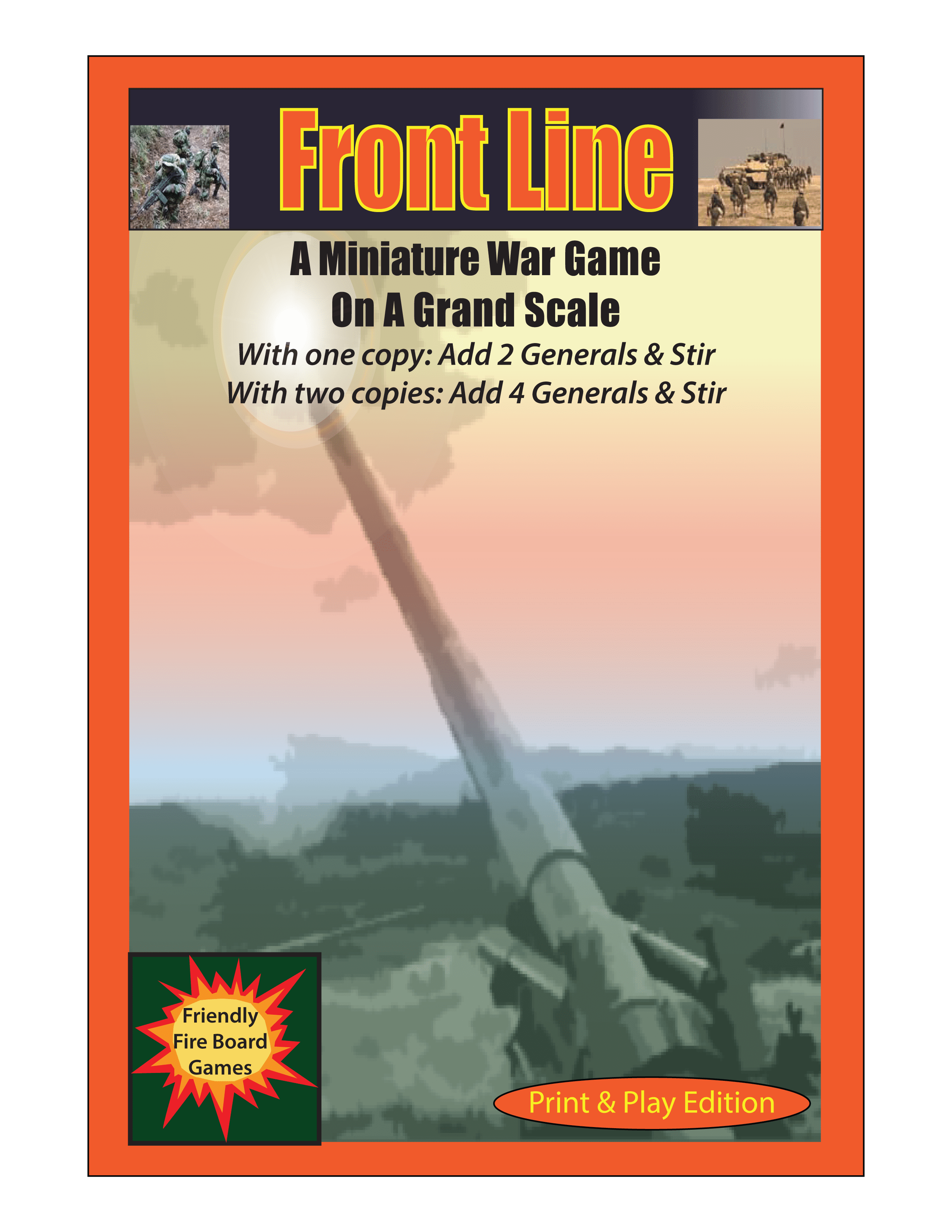Cover art for Front Line Print & Play Edition