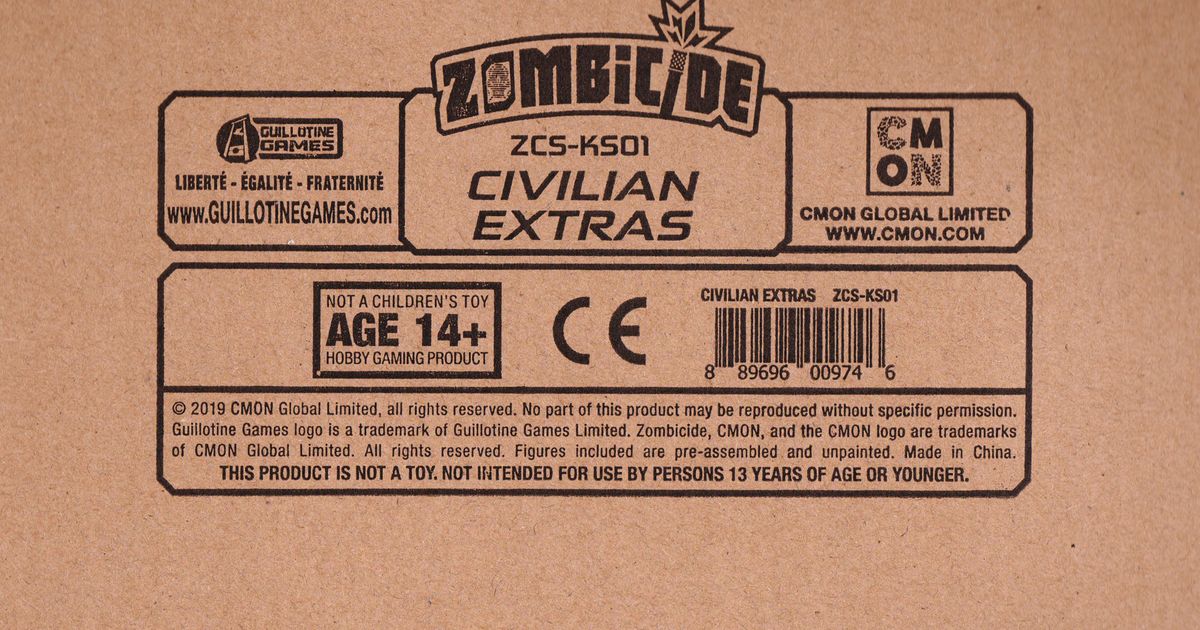 zombicide invader card sleeves Ryker Made from 100% clear polypropylene Zombicide: Invader – Civilian Extras