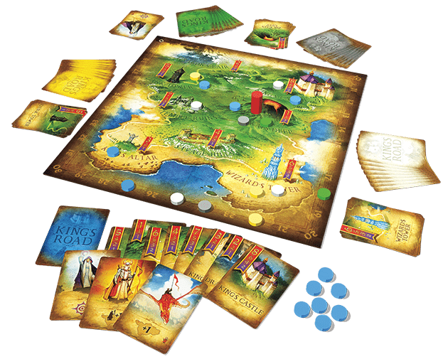 King's Road mid-game (final components may differ from what is shown.)
