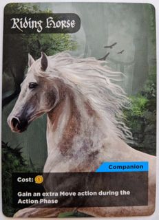 Of Dreams & Shadows: Riding Horse Promo Card